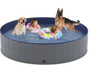 Niubya Foldable Dog Pool 72x12in