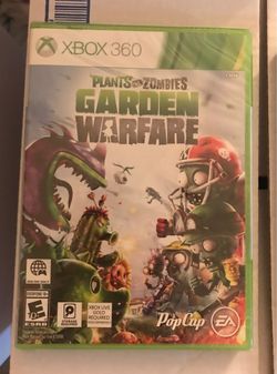 Plants vs zombies Xbox 360 game