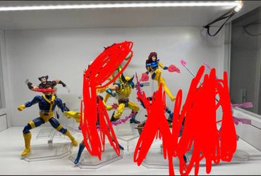 Mafex Marvel X-men lot and CT toys DM ME