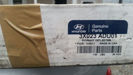OEM 11-17 hyundai elantra sunroof wind deflector