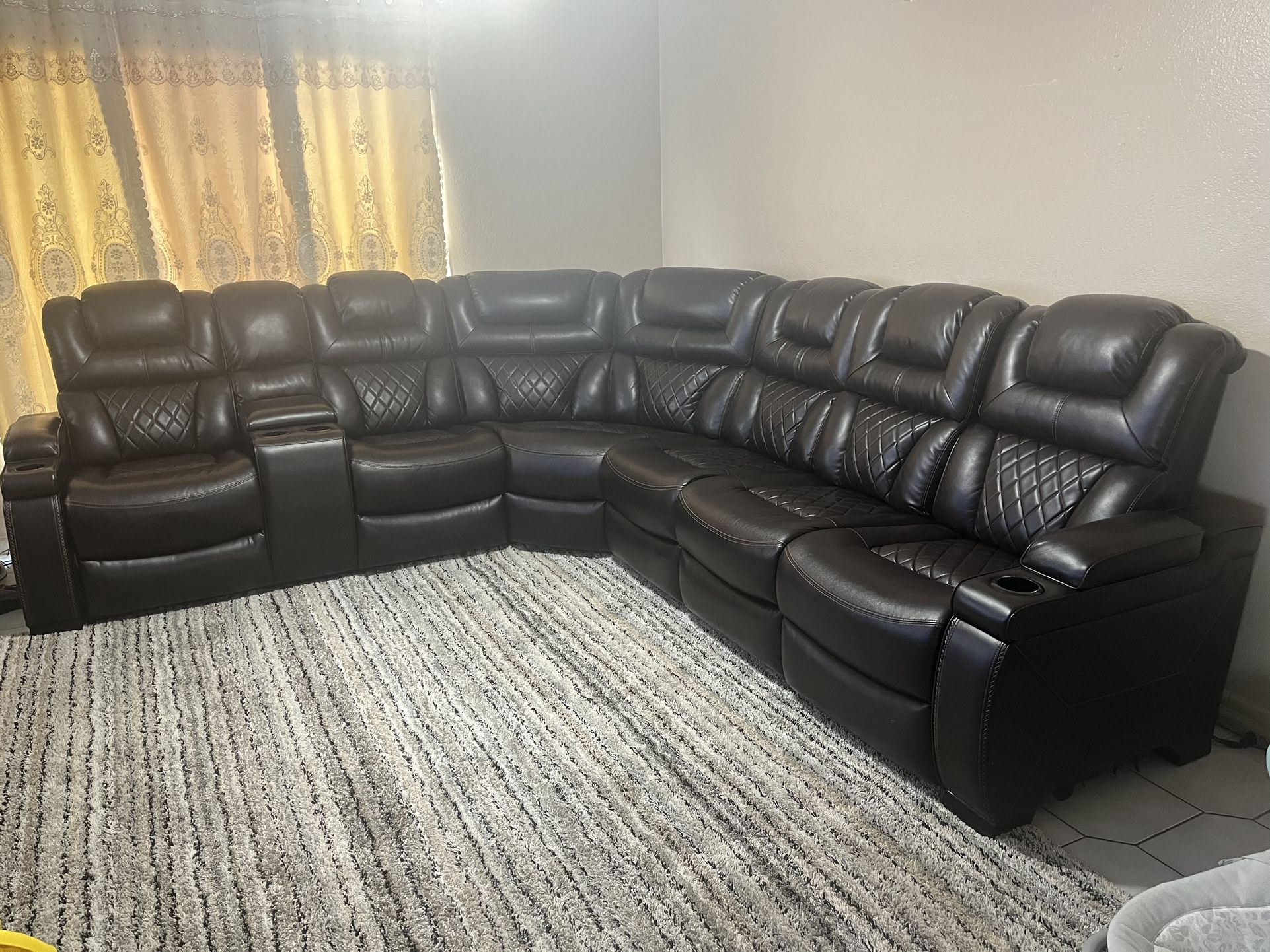 3-piece power reclining sectional 