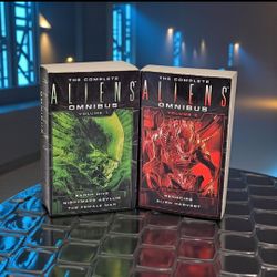 (Lot Of 2) The Complete Aliens Omnibus Volume One & Two David Bischoff Softcover. Like New Condition. These are Titan Books editions of The Complete A