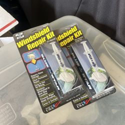 2 Windshield Repair Kits