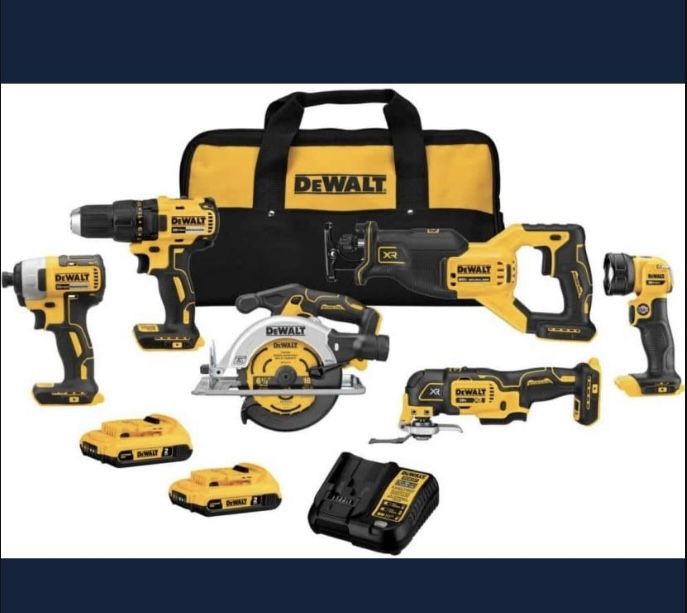 Tool Combo Kit with Soft Case (2-Batteries and charger Included)