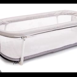 Baby Delight Snuggle Nest Bassinet, Portable Baby Bed, For Infants 0 – 5 Months, Driftwood Grey  Open box item  INVENTORY NUMBER: 106