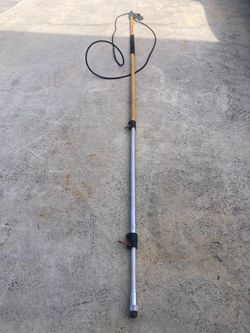 Pressure cleaner extension pole