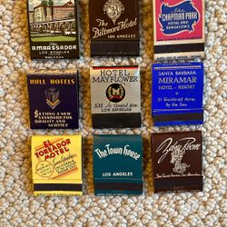 Vintage LA Hotel Matchbooks