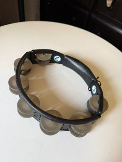 LP150 Cyclops, Steel Jingles, Black, Hand Tambourine