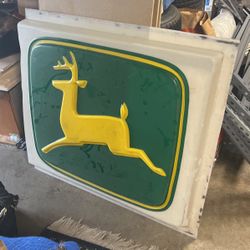 Acrylic John Deere Dealership Sign Logo