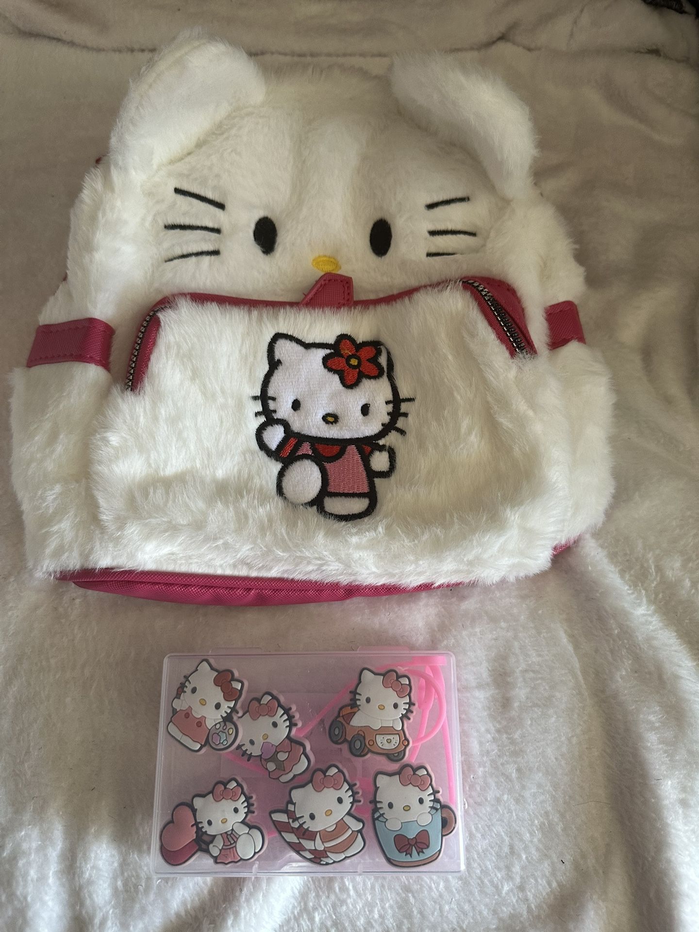 New Hello Kitty, Backpack And Straw Toppers