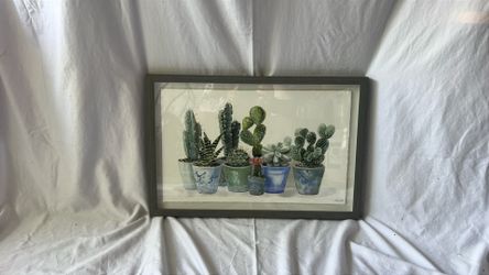 Succulent wall art