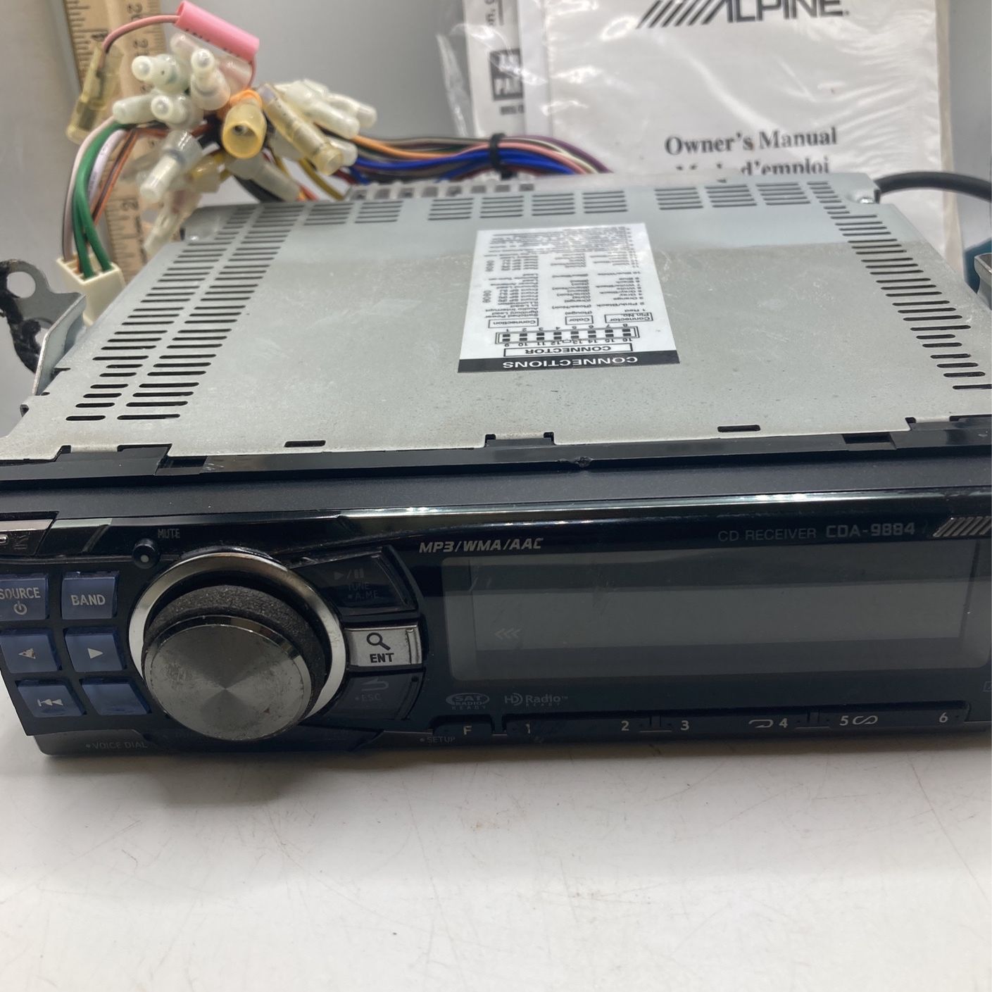 Alpine CDA 9884 MP3 WMA ASC CD receiver for Sale in Boca Raton, FL