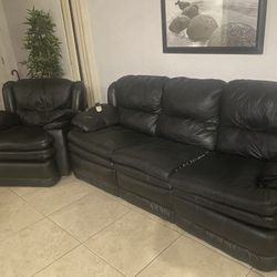Recliner With Sofa Set 