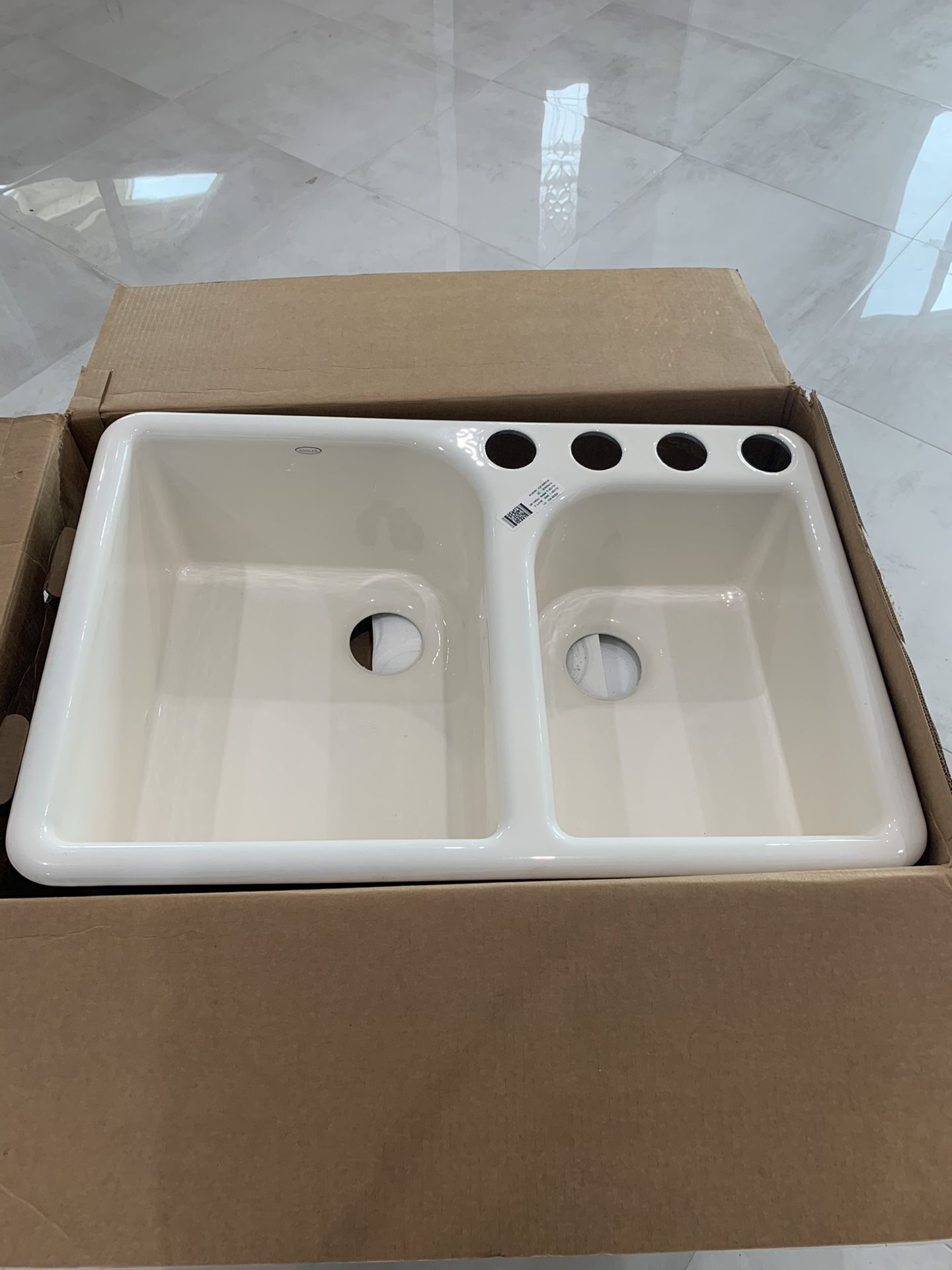 Kohler executive chef sink - Biscuit color