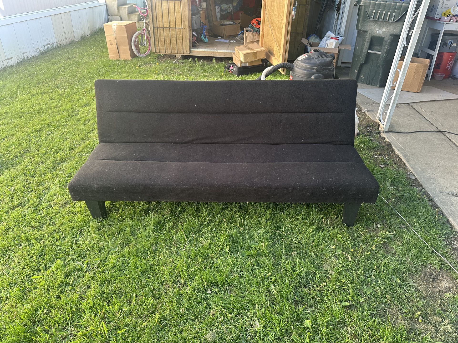 Black futon