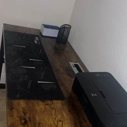 Computer Desk + Printer 