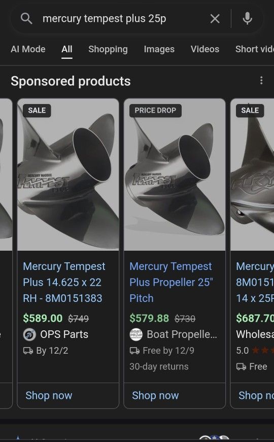 25 Pitch Mercury Tempest Plus