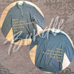 BUNDLE - TWO Men's Sweaters