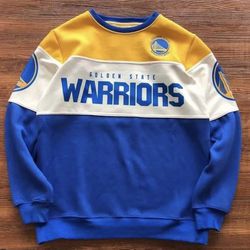 Golden Satte Warriors Sweatshirt Cotton Stitched Brand New 