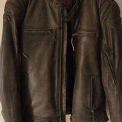 First Manufacturing Leather Motorcycle Jackye