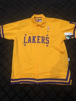 Vintage New Nike XL Lakers warm up Jacket w/tags