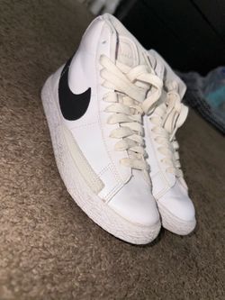 Blazer Mid '77 Vintage Sneakers In White And Black 10