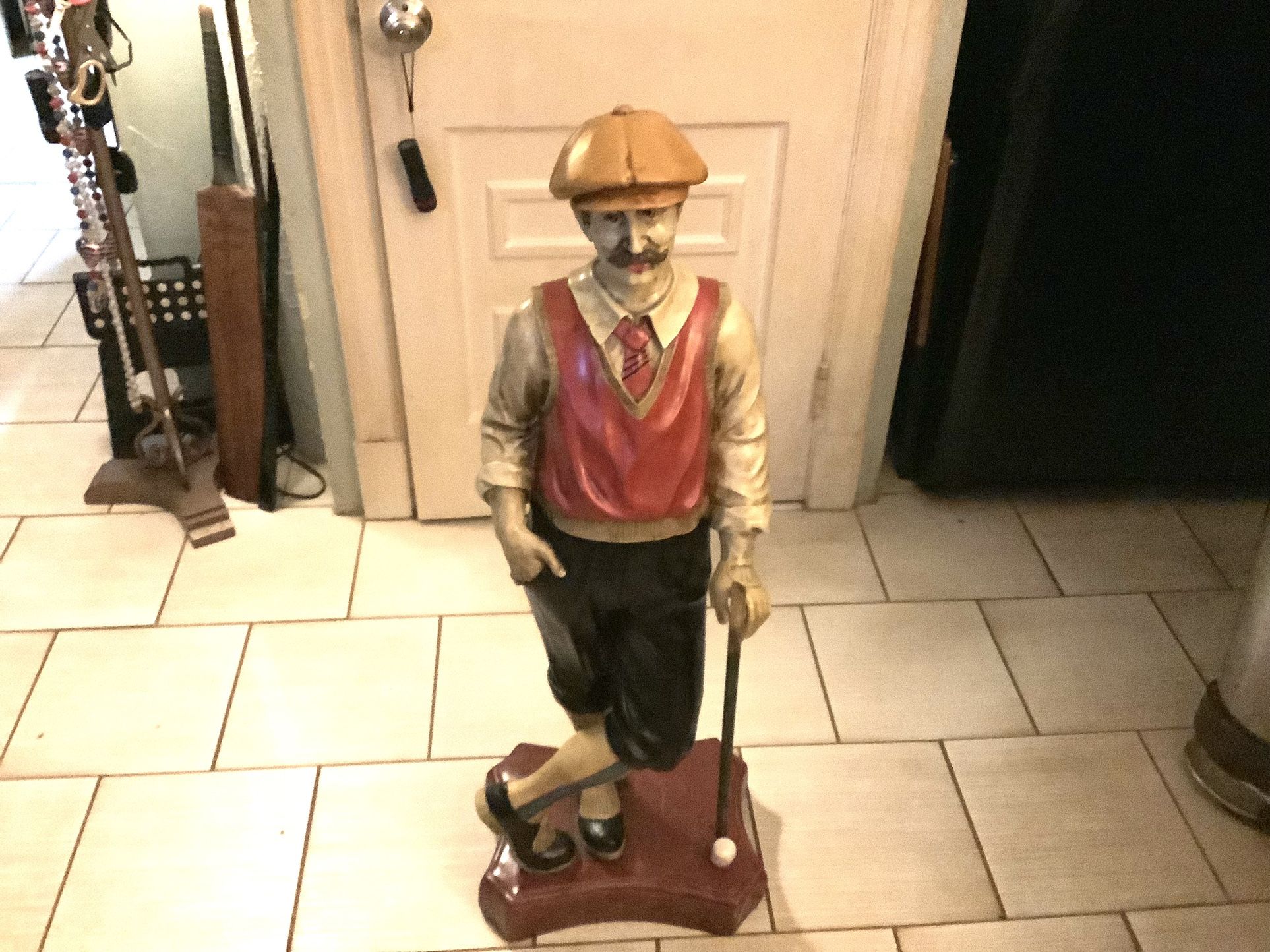 Golfer Statue 42” Tall $45