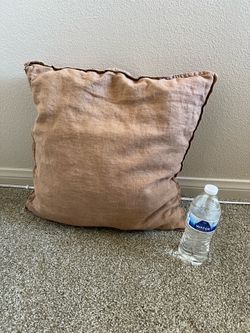 IKEA Brown Linen Cushion