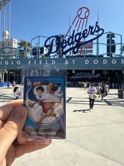 One Piece Night Los Angeles Dodgers Monkey D. Luffy Promo