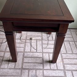 Wooden End Table 