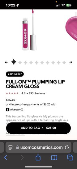 Buxom Lips Full On Plumping Up Creme Gloss 
