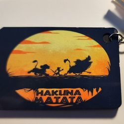Hakuna Matata The Lion King Keychain 