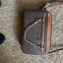 Michael Kors Brown Shoulder Purse