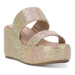 Wild Pair Women's Laelyn Wedge Sandals Size 7.5 M