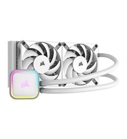 CORSAIR H100i RGB Elite Liquid CPU Cooler - 240mm AIO - AF120 Elite PWM Fans 