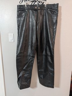 Genuine Leather Men's Bikers/ Motorcycle Parts Size 40.