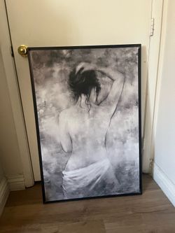 Large canvas black & white