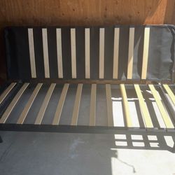 Metal Futonvwith Mattress Not Shown 