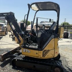 John Deer 27D Mini Excavator 