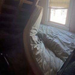 Disabled Woman Needs Help Taking Out A Coal King  Mattress And Box Springs