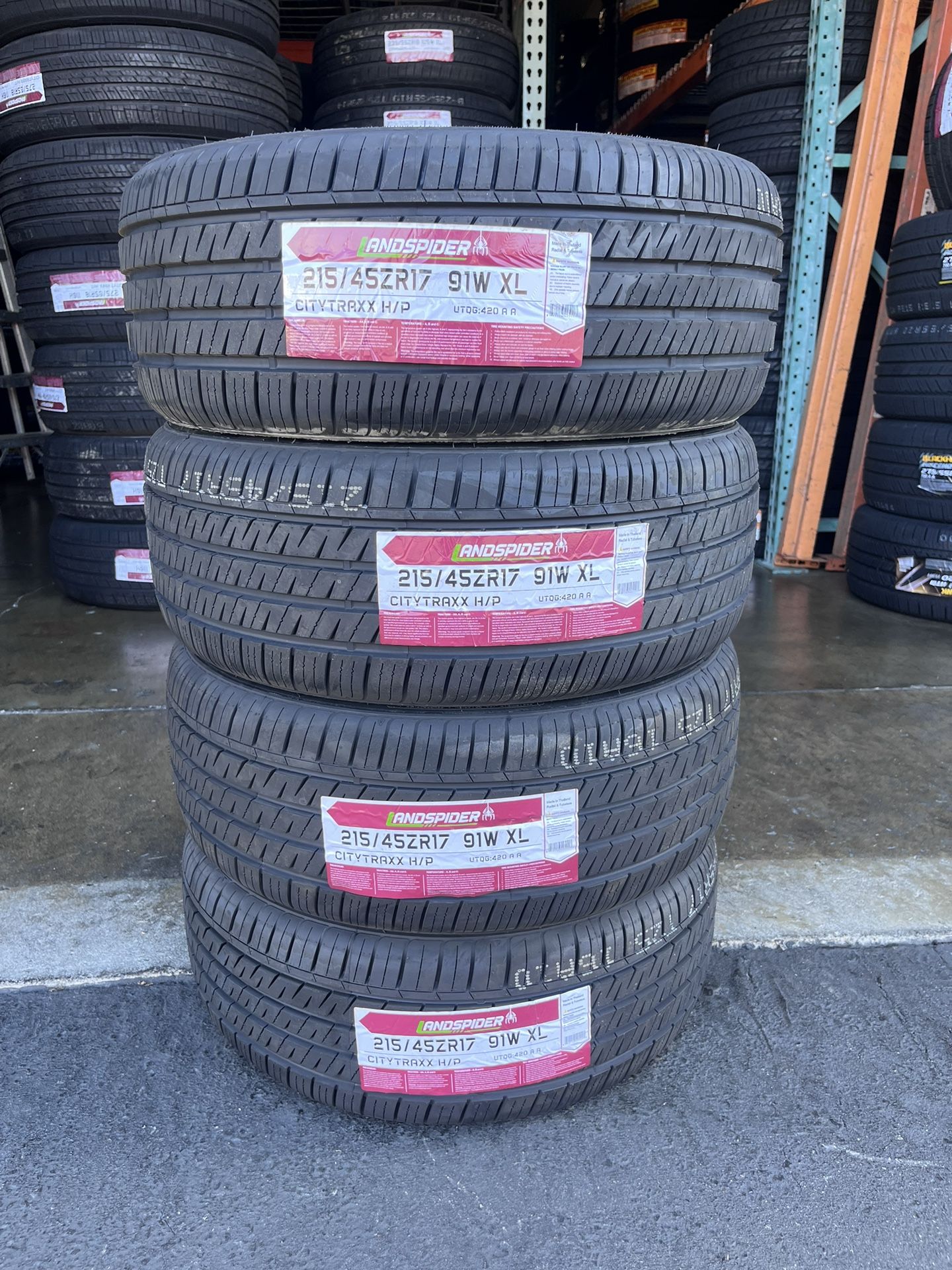 215/45R17 New Tires