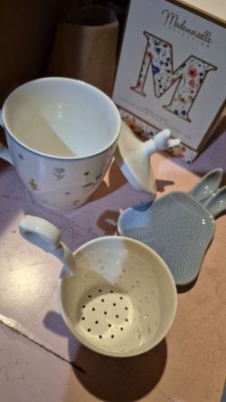 Mademoiselle Collection Ladies Boutique Tea Cup Mug Coffee