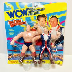 vintage 1994 The Original Toymakers San Francisco WCW Exclusive Blue Bloods Tag Team Set