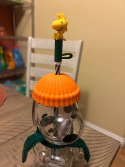 Snoopy Glass Cup - Starbucks