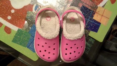 pink crocks