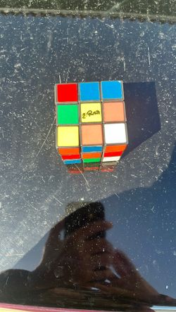 Vintage 3 X 3 Rubiks Cube Rare Erno silhouette