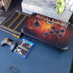 1 Mortal Kombat game with Station Arcade Tournament & Jailbreak PS4 Playstation 4 Edition 1000GB 9.0 software with games installed