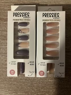 2 brand new sets of Pressies nails by Peppi Gel