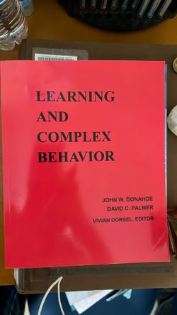 Learning and complex behavior textbook
