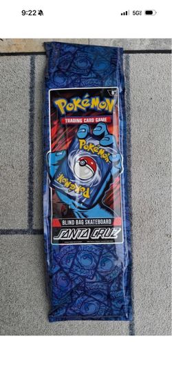 Santa Cruz X pokemon skateboard  sealed